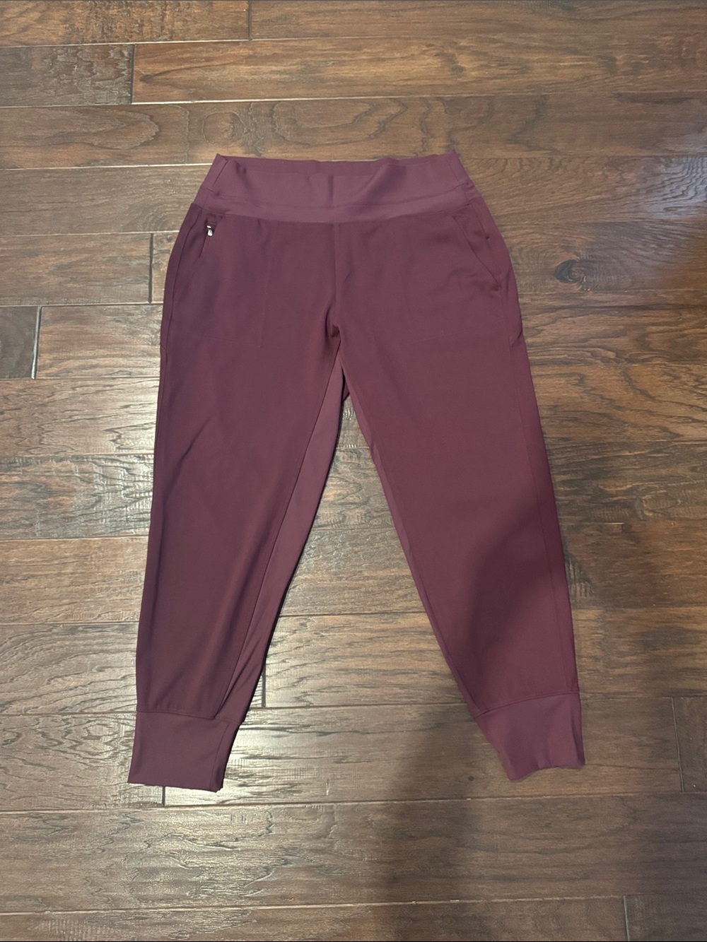 Athleta Venice Joggers XL Garnet Stretch High-Rise - Picture 4 of 6